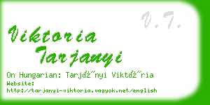 viktoria tarjanyi business card